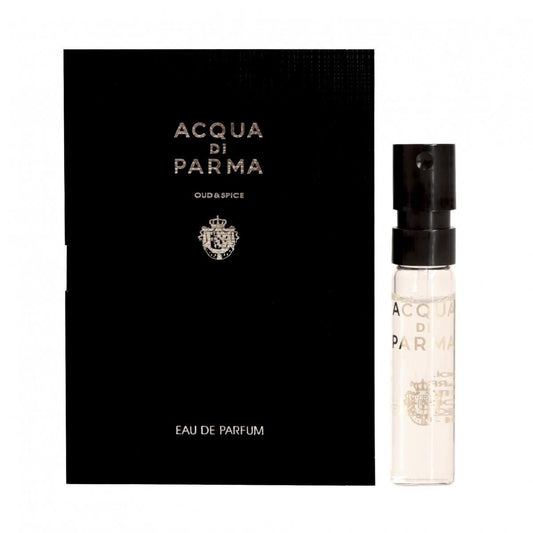 帕尔玛之水沉香与香料 1.5 毫升 0.05 盎司。官方香水样品,Acqua Di Parma Oud & Spice 1.5ml 0.05fl.oz。官方香水样品