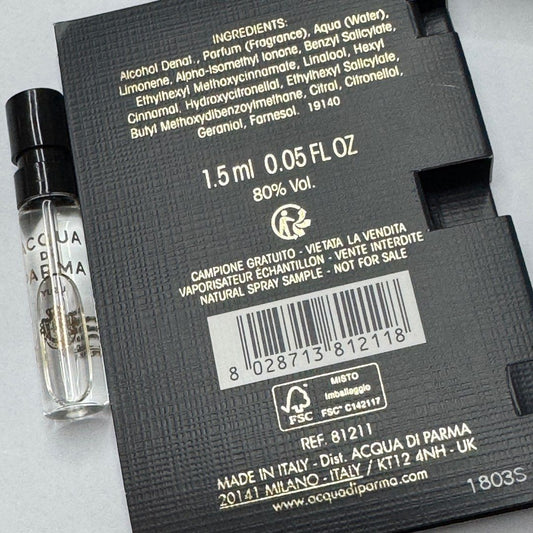Acqua Di Parma 柚子香水 1.5ml 官方香水小样