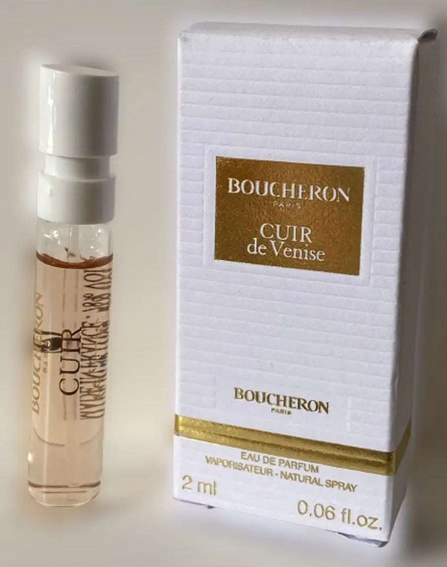 Boucheron Cuir de Venise 2ml 0.06 fl.盎司。官方香水样品,Boucheron Cuir de Venise 2ml 0.06 fl。盎司。官方香水样品