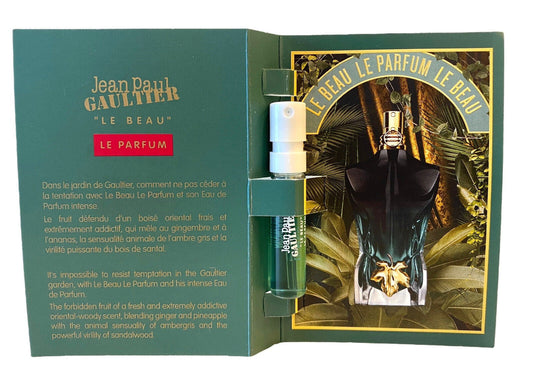 Jean Paul Gaultier Le Beau Le Parfum Intense 官方香水小样,Jean Paul Gaultier Le Beau Le Parfum Intense 香氛测试仪