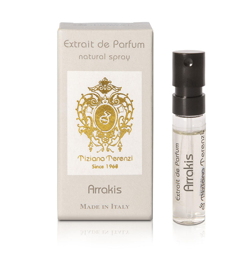 TIZIANA TERENZI Arrakis Extrait de parfum 0.05 OZ 1.5 ML 官方香水样品, TIZIANA TERENZI Arrakis Extrait de parfum 0.05 OZ 1.5 ML Campione ufficiale di profumo