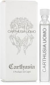 官方 Carthusia 香水样品 Carthusia Uomo 尺寸 2 毫升 0.06 盎司。