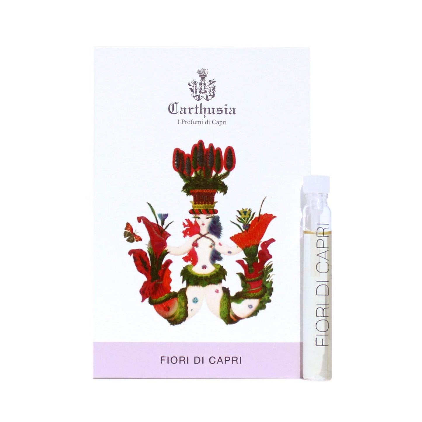 Carthusia Fiori di Capri 官方香水样品,尺寸 2 毫升 0.06 盎司。