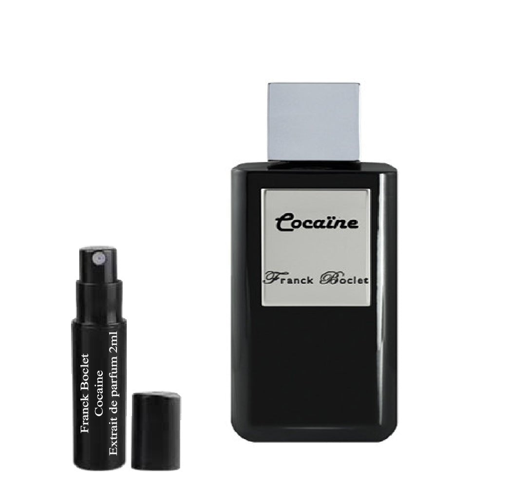 Franck Boclet 可卡因 2ml parfymprov、Franck Boclet 可卡因 2ml parfumeprøve、Franck Boclet 可卡因 2ml parfumstalen、Franck Boclet 可卡因 2ml muestra de 香水