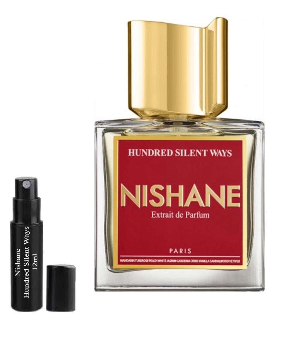 Nishane 百静之道 12 毫升 0.41 液量盎司盎司próbka 香水,Nishane Hundred Silent Ways 12ml 0.41 fl.盎司образец духов, Nishane 百种沉默方式 12ml 0.41 fl.盎司维佐雷茨香水