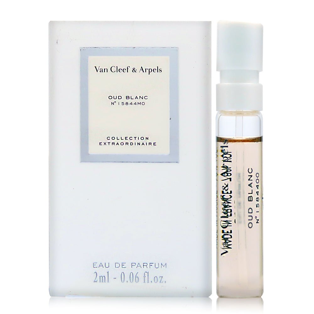 Van Cleef & Arpels 沉香木 2ml 0.07 fl.盎司。官方香水样品,Van Cleef & Arpels Oud Blanc 2ml 0.07 fl。盎司。 Offizielle Parfümprobe, Van Cleef & Arpels 沉香木 2ml 0.07 fl.盎司。 muestra de 官方香水,Van Cleef & Arpels 乌德布兰克 2 毫升 0.07 液量盎司盎司。 液量オンsu公式香水サンプル, Van Cleef & Arpels Oud