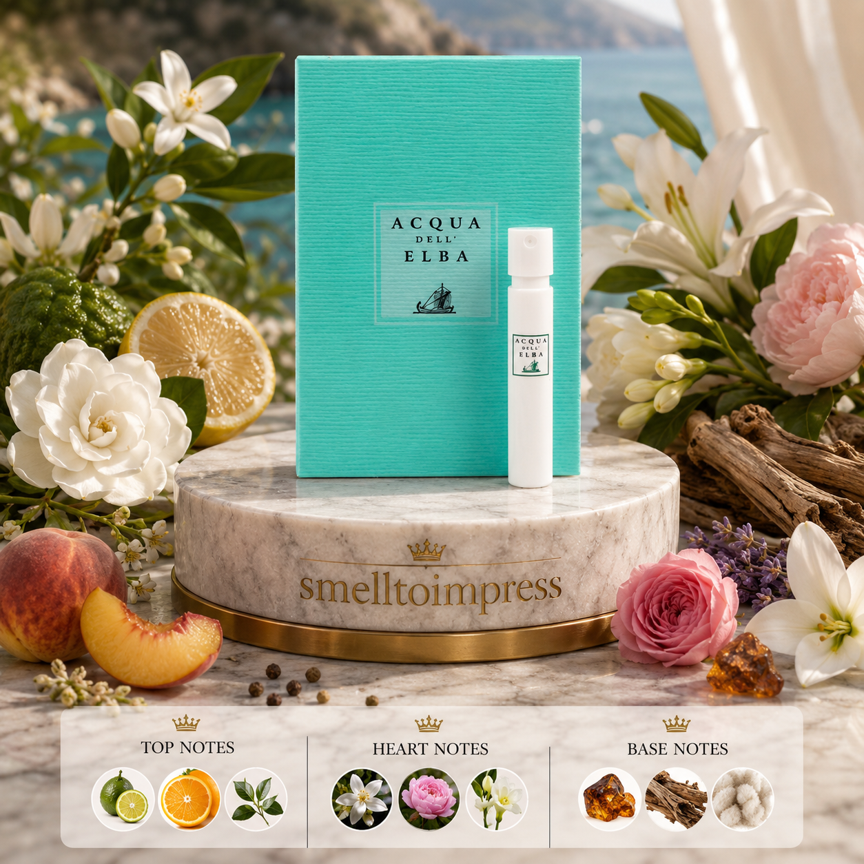 Acqua Dell' Elba Essenza Donna官方香水小样 1.2 mL 0.04 fl. oz 图片