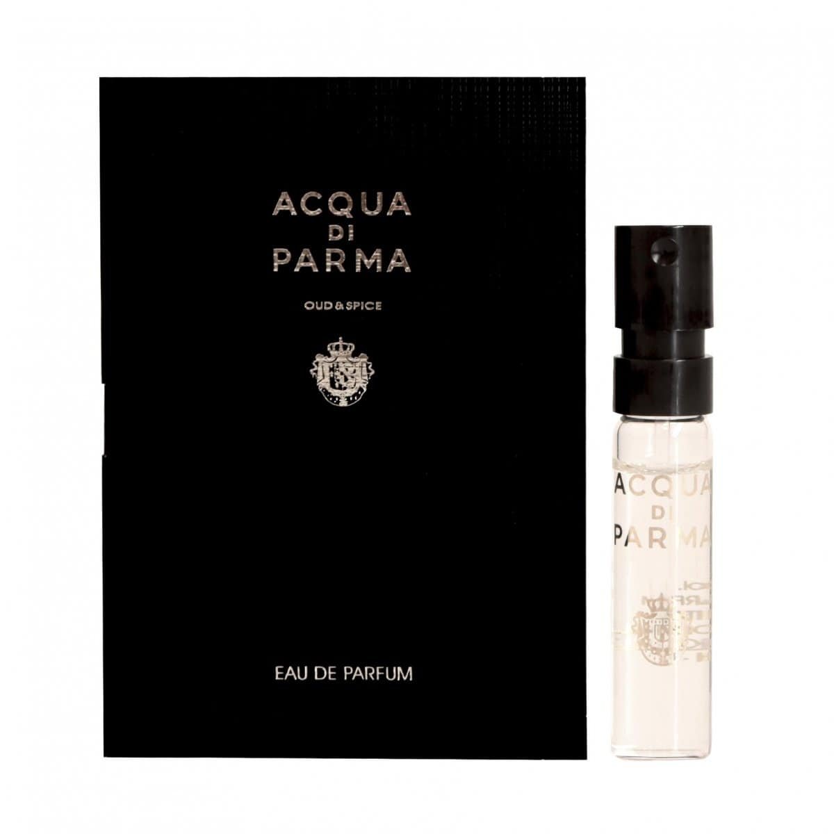 帕尔玛之水沉香与香料 1.5 毫升 0.05 盎司。官方香水样品，Acqua Di Parma Oud & Spice 1.5ml 0.05fl.oz。官方香水样品