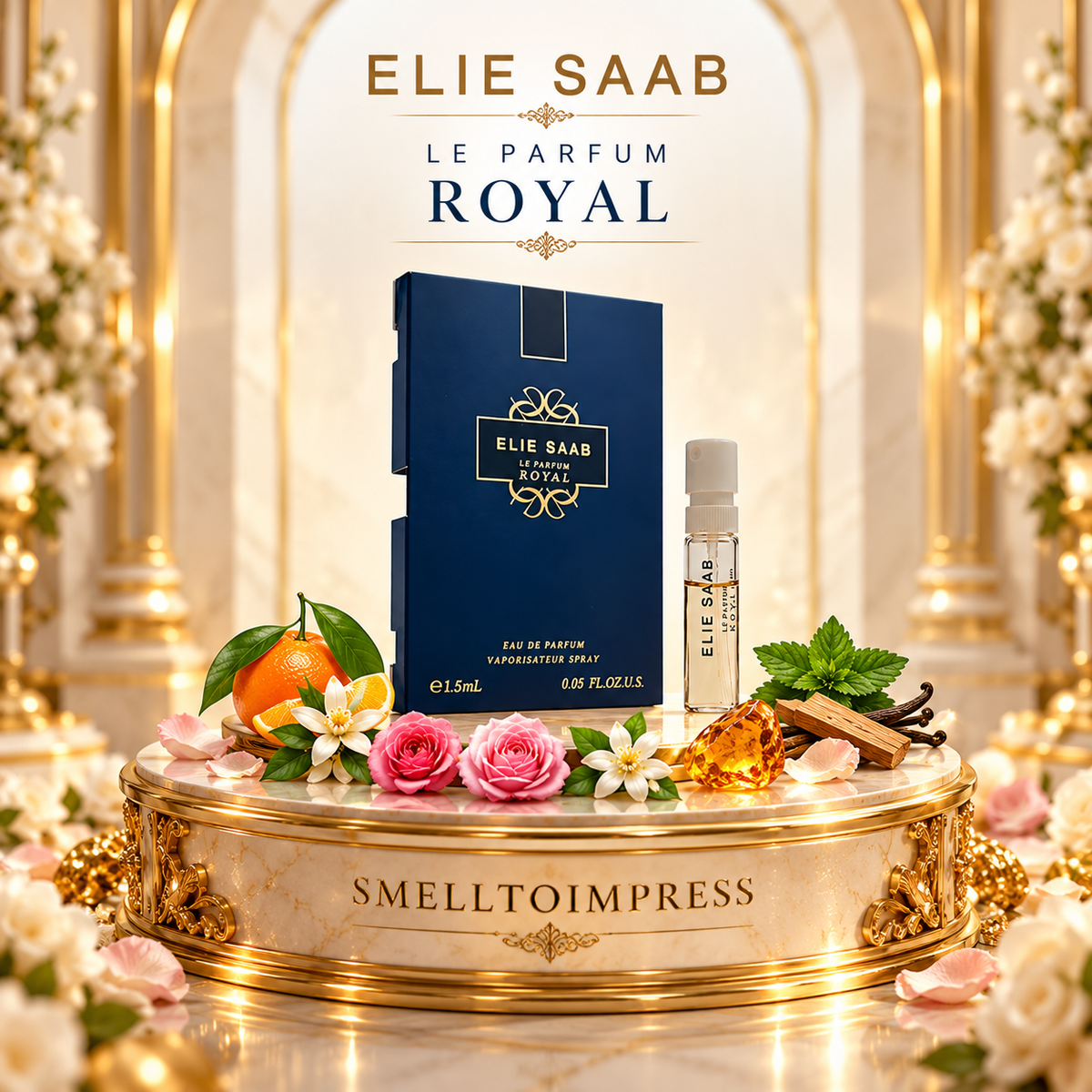 Smelltoimpress提供的Elie Saab Le Parfum Royal官方香水小样1.5 mL图片