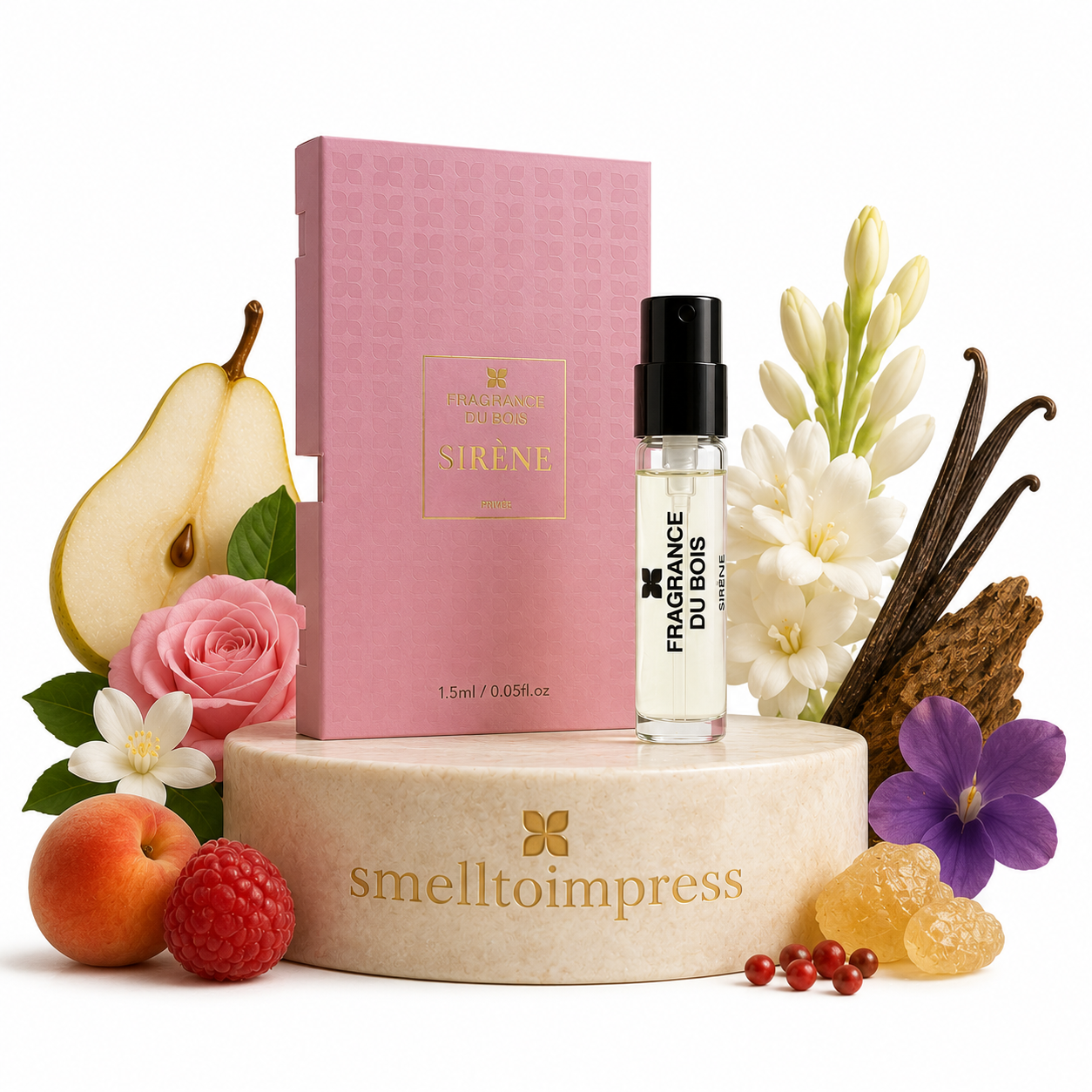 Fragrance Du Bois Sirene Privee 1.5 mL 0.05 fl. oz. 官方香水小样香水