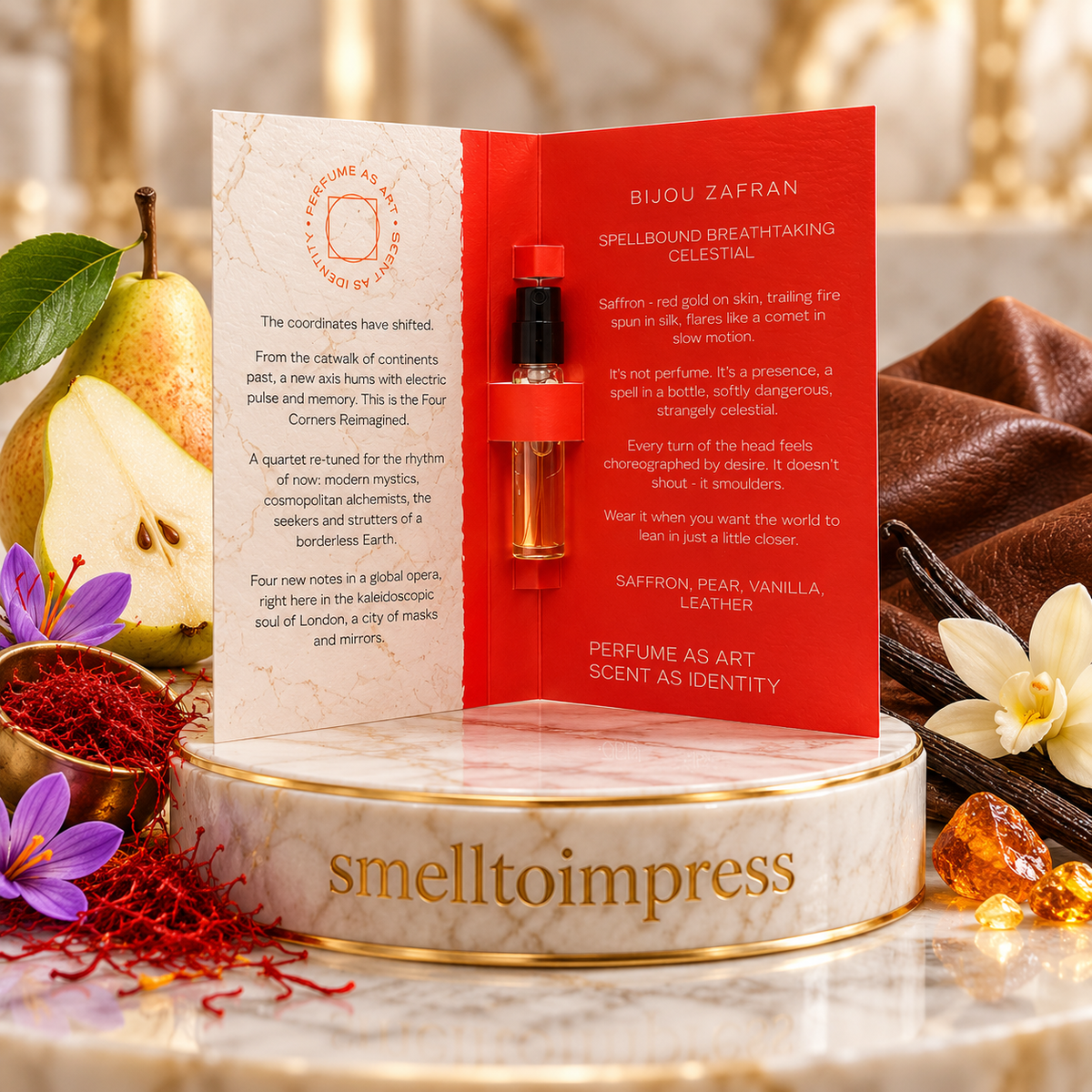 Ormonde Jayne Bijou Zafran 2.5 mL 官方香水小样，Smelltoimpress提供