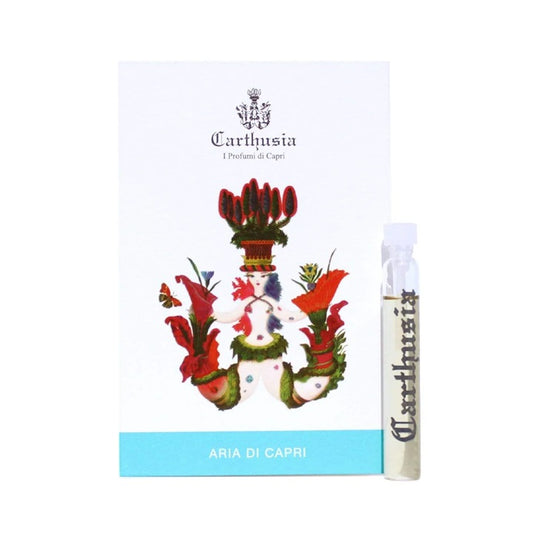 官方 Carthusia 香水样品 Carthusia Aria di Capri 尺寸 2 毫升 0.06 盎司。香水测试仪