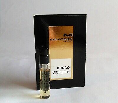 Mancera Choco Violette 官方样品 2ml 0.07 fl.盎司，曼塞拉巧克力紫罗兰 2 毫升 0.06 液体盎司盎司。官方香水小样