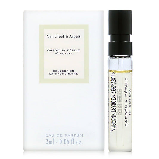 Van Cleef & Arpels 栀子花瓣 2 毫升 0.06 液量盎司官方香水样品，Van Cleef & Arpels 栀子花 2ml 0.06 fl.o.z. Offizielle Parfümprobe, Van Cleef & Arpels 栀子花瓣 2 毫升 0.06 液量盎司muestra de 官方香水，Van Cleef & Arpels 栀子花瓣 2 毫升 0.06 液量盎司 液量オンsu公式香水サンプル, Van Cleef & Arpels Gardenia Peta